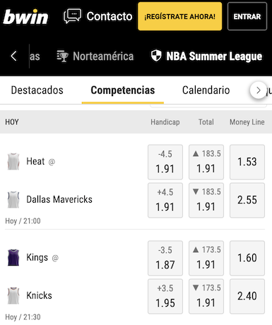 pronostico de hoy de la nba summer league