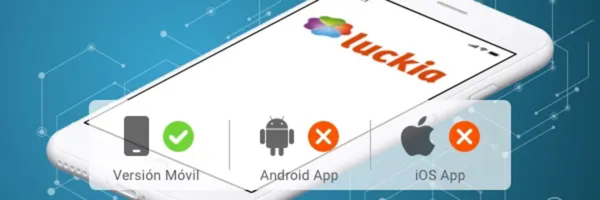luckia app en colombia. 15-1-25.