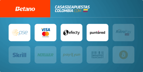 betano colombia: métodos de deposito.