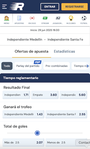 pronostico y apuestas independiente medellin vs independiente santa fe